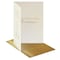 Better Office Products Wedding Congratulations Card W/Gold Shimmer Env, 5in. x 7in. Metallic Gold Foil, High Gloss, 1 Pc 64635 - alternate 3